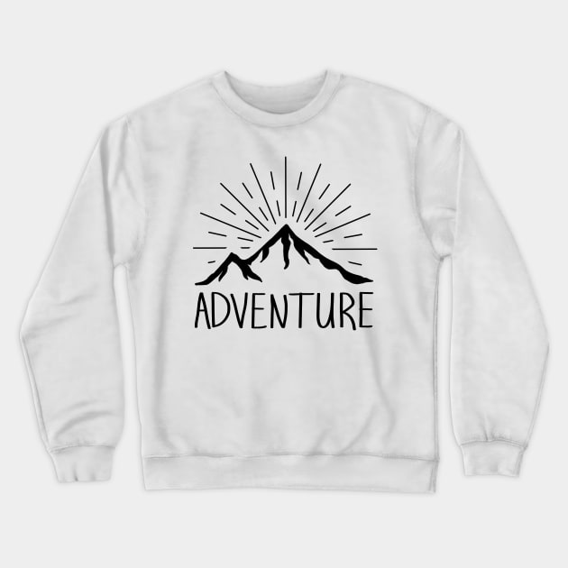 Adventure Crewneck Sweatshirt by sparkling-in-silence